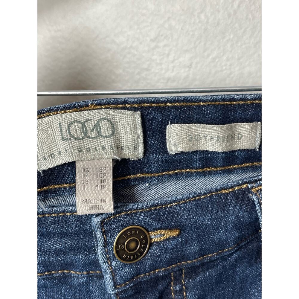 Logo Lori Goldstein Jeans Shadow Patchwork Boyfri… - image 4